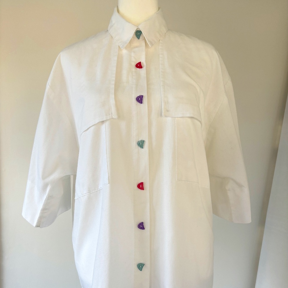 Vintage 90's Tap & Co Breezy Day Button-Up Medium